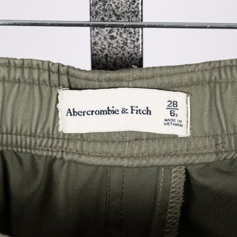 Abercrombie Fitch Women's Cargo Pants 28 / 6 Olive Army Green Casual Gorp Cabin - Picture 6 of 6